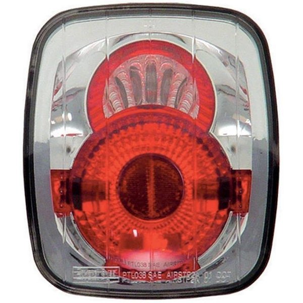 Ipcw IPCW CWT-CE407C Jeep Wrangler 1987 - 2006 Tail Lamps; Crystal Eyes Crystal Clear CWT-CE407C